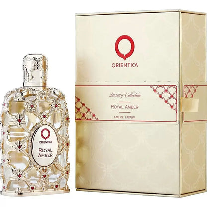 Orientica Royal Amber Rouge Oud Saffron Eau de Parfum 80ml | Luxury Unisex Fragrance