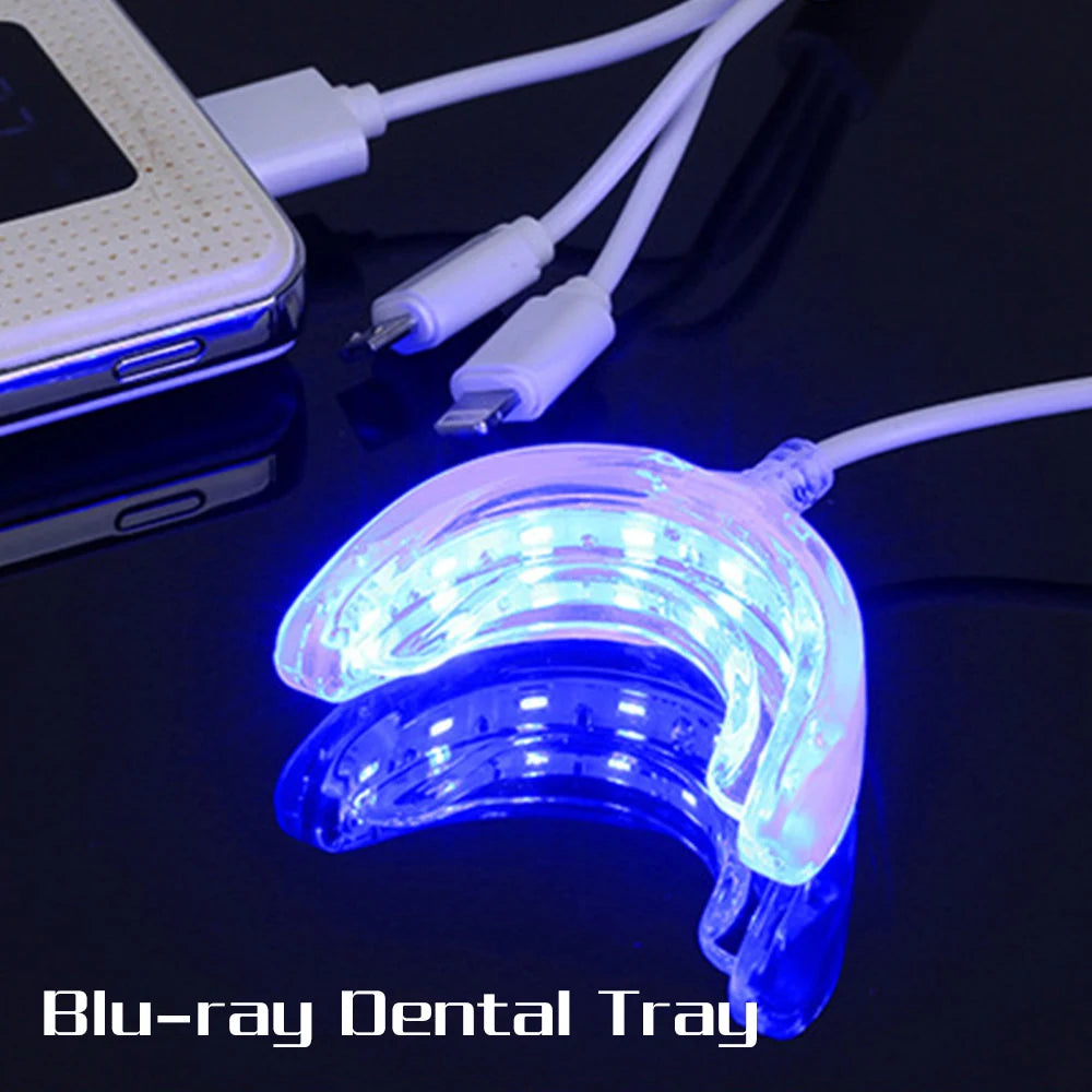 Smart LED Teeth Whitening Device - Portable USB Charging