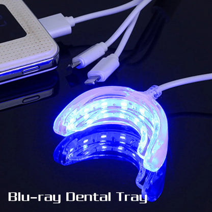 Smart LED Teeth Whitening Device | Portable USB Charging