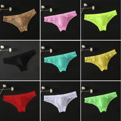 H1927 Ice Silk Low-Rise Men's Briefs