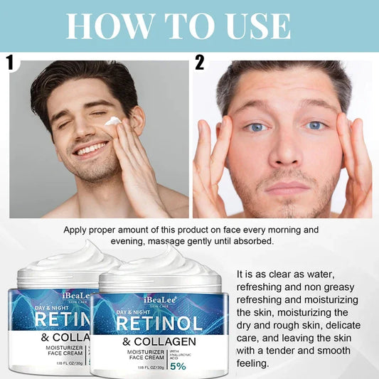Men's Retinol Moisturizing Face Cream | Hydrating & Brightening Formula