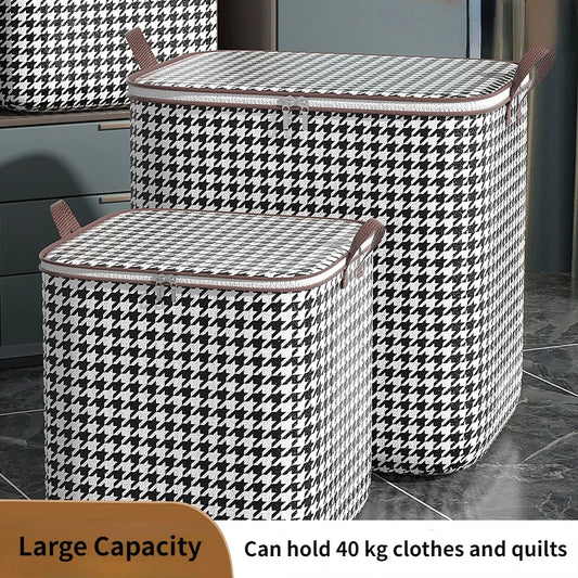 Houndstooth Foldable Storage Organizer