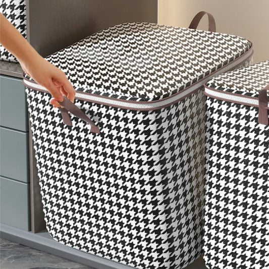 Houndstooth Dustproof Storage Box