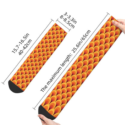 Modern Black & White Houndstooth Crew Socks for Men & Women