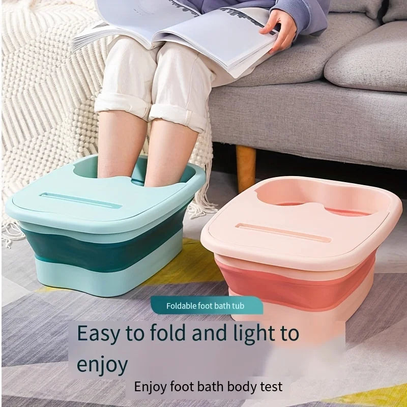 Foldable Foot Soaking Bucket - Portable Multifunctional Foot Spa