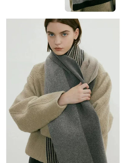 Elegant Retro Unisex Winter Scarf