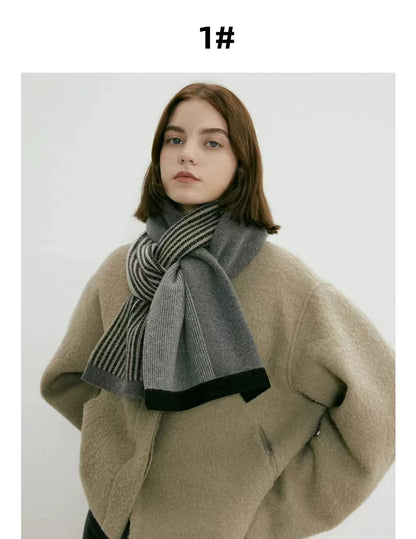 Elegant Retro Unisex Winter Scarf