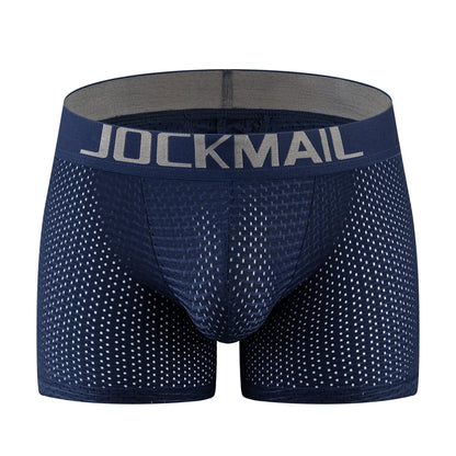 H1927 Mesh Padded Ice Silk Boxer Briefs