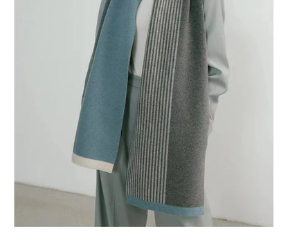 Elegant Retro Unisex Winter Scarf