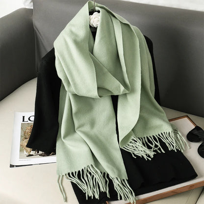 H1927 Luxurious Long Cashmere Winter Scarf