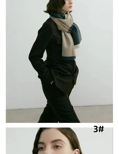 Elegant Retro Unisex Winter Scarf