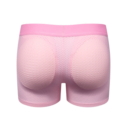 H1927 Mesh Padded Ice Silk Boxer Briefs